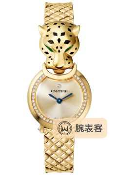 卡地亞PANTHèRE獵豹高級珠寶腕表HPI01380