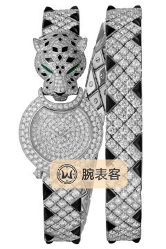 卡地亞PANTHèRE獵豹高級珠寶腕表HPI01383