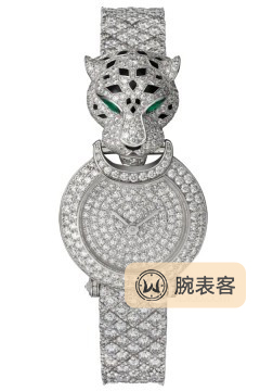 卡地亞PANTHèRE獵豹高級珠寶腕表HPI01425